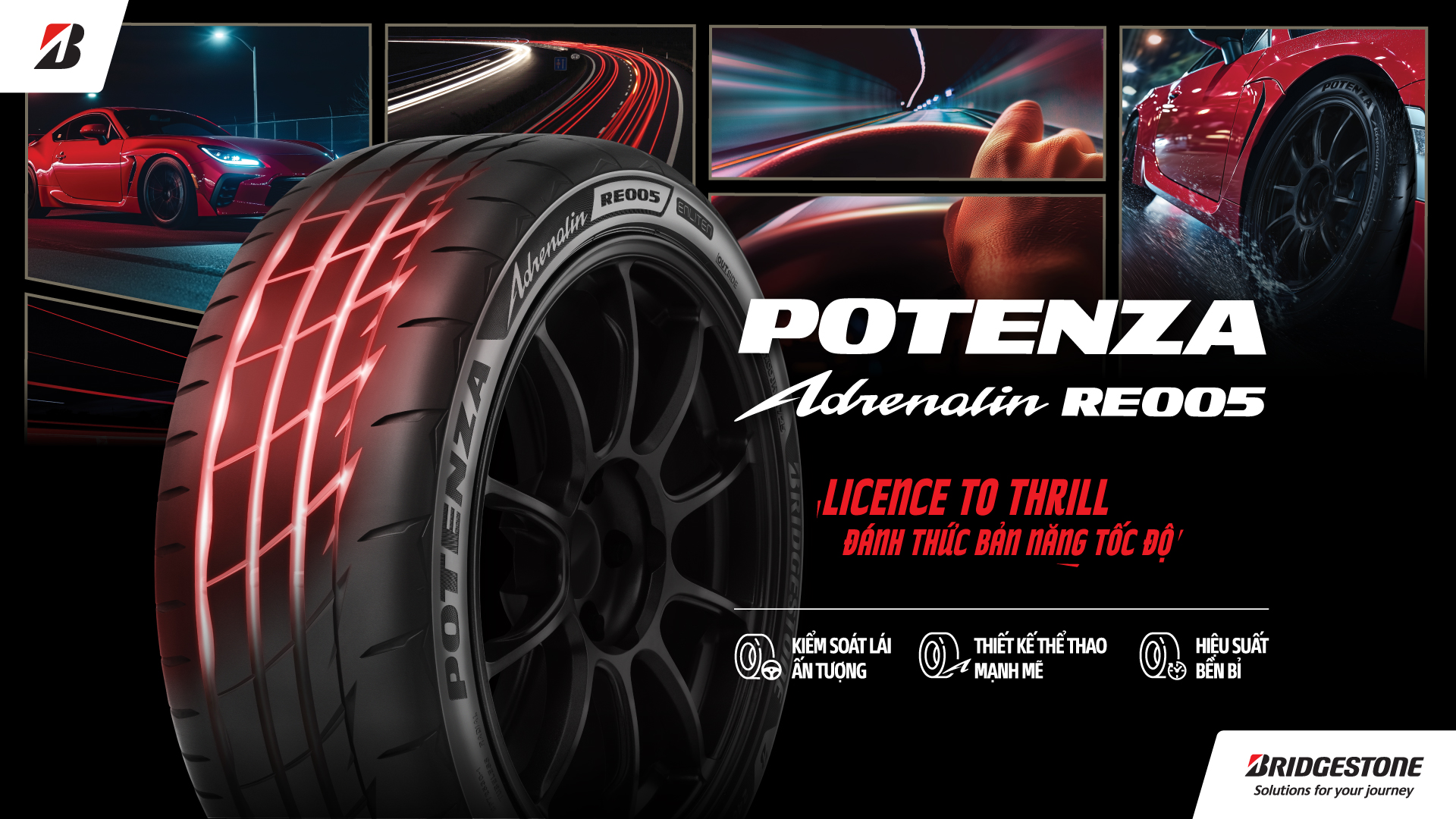 Bridgestone Việt Nam ra mắt Potenza Adrenalin RE005